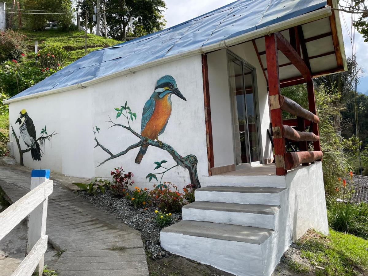 Cabanas Valle Del Cocora La Truchera 萨兰托 外观 照片